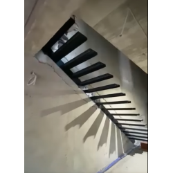 Лестница металлическая со ступенями в консоли А-35